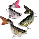 Bass Fishing Lure for Freshwater and Saltwater Lifelike Fishing Lures Multi Jointed Swimbait for Bass Trout Crappie Walleye Pike Fishing Gifts for Men