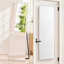 57x20" Full Length Mirror Floor Stand,Over the Door,Wall Mounted Silver
HD Crystal Clear Tempered Glass,Aluminum Frame,Full Body Dressing Make-Up Mirrors Rect Hang for Bedroom,Bathroom,Living Room