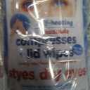 Self Heating Eye Compress and Lid Wipes, Stye Management, 10 reusable pads