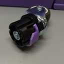 Folding Utility Cart Portable Rolling Crate Handcart Shopping Trolley Collapsible Tool Box, with Lid, Basket on 4 Rotate Wheels, for Grocery, Shopping, Office, Storage, Teacher (Purple)