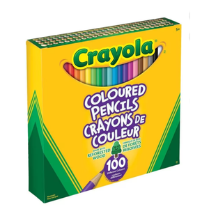 Crayola Colored Pencils, Assorted Colors, Set Of 100 Pencils