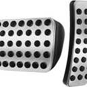 Brake Gas Acceleor Pedal Cover -Slip Acceleor Foot Pedals Covers Compatible with Mercedes-Benz A-Class B-Class GLA-Class GLE-Class GL-Class GLS-Class 2012-2019