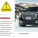 No Drill Front License Plate Bracket Mount Kit Compatible with GMC Yukon Yukon 2015-2025, Front Bumper License Plate Mounting Kit