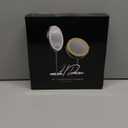 Makeup Mirror with Lights, 1x/20x 360 Rotation Vanity Mirror, Brightness Adjustable Lighted Makeup Mirror with Magnification, 5000 mAh Rechargeable Double Sided Mirror with 3 Colors, Gift for Women (Chrome)