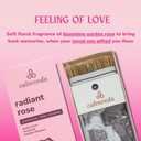 Calmveda Rose Incense Sticks, 80 Sticks - Charcoal Free, Handmade by Indian Artisans, Perfect Housewarming Gift, Promotes Love & Care