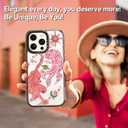 Compatible for iPhone 14 Pro Case Cute Aesthetic - Durable Shockproof 6.6 ft Drop Impact Phone Case Cover with Funny Fashion Tiger 6.1" Black