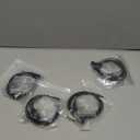 Caroo Walkie Talkie Headset Earpiece 1 Pin Covert Acoustic Tube with PTT Mic Compatible with Cobra CXT195 CX112 ACXT1035r ACXT145 ACXT545 PX655 RX385 RX685 Walkie Talkies Two Way Radio 4 Pack