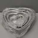 WBJKZJD Aluminum Heart Shaped Cake Pans, 4 inch 6 inch 8 inch 10 inch Nonstick Baking Pan with Removable Bottom Cake Mold for Valentine's Day Wedding Birthday Anniversary, 4pcs