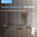 2 Pack 4 Inch LED Recessed Light, Dimmable,2700K 3000K 3500K 4000K 5000K. Canless Wafer Light, 750LM, 9W, 120V, ETL FCC