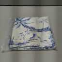 Blue White Flowers Birds Satin Pillow Case King Size,Soft Pillowcases for Hair and Skin Similar to Silk,Pillowcases with Hidden Zipper Bedding Accessories,20X36 Inches,1 Pack