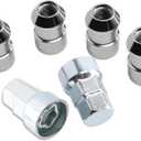 Wheel Lock Lug Nut kit Anti Theft 9/16-18 Thread Size, Compatible with Dakota Durango Ram 1500 2500 3500 & F-250 F-350 E-150 E-250 E-350 E-450 & Chevrolet C20 C30 K20 K30 P20 P30, and Other Models