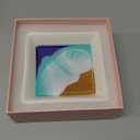 Ocean Jewelry Tray Beach Dish Ceramic Resin Trinket Dish Jewellery Plate Engagement Wedding Ring Holder Necklace Ear Ring Storage Ocean Art Gift for Women Christmas Housewarming Present