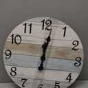 Amazon.com: CHYLIN Wall Clock - 18 Inch Silent Non Ticking Wall Clocks Battery Operated, Wooden Rustic Farmhouse Larger Clock Decorative for Living Room, Kitchen (Blue) : Home & Kitchen