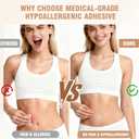 2 x 50 PCS Disposable Castor Oil Patches, Upgraded Leak-Proof Self-Adhesive Castor Oil Belly Button Patch, Portable, Suitable for People of All Ages (50 Count (Pack of 1))