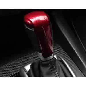 Interior Gear Shift Knob Decorator Cover Trim Red, 2015-2023 Compatible with Mazda 2, 6, 3, CX-3, CX-5 KF, CX-8 CX-9, Gear Shift Knob Cover Trim ABS Shift Head Cap