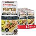 Bumble Bee Prime Protein on the Run Tuna Snack Kit, Pack of 12 - Gourmet Tuna Marinated in Olive Oil & Black Pepper with Crackers and Serving Utensil - 19g of Protein Per Serving (3.25 Ounce (Pack of 12)) Best By 03/25