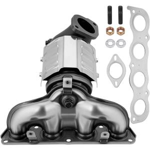 Front Catalytic Converter Compatible With Hyundai Elantra 2011 2012 2013 2014 2015 2016 L4 1.8L Elantra Coupe 2013 L4 1.8L Elantra GT 2013 L4 1.8L Kia Forte 2013 L4 2.0L Forte 2014 2015 2016 L4 1.8L