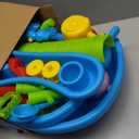 3-Tier Sand and Water Table for Kids, Summer Outdoor Beach Outside Backyard Activity Sensory Kids Sand and Water Table, Birthday Gifts for Toddler Boys Girls Ages 3 4 5 6 7 8, 8 Inches X 17 Inches X 14 Inches