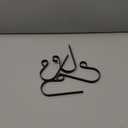 TAROSE Stocking Holders for Mantle, Christmas Stocking Holder Set of 4, Mantle Clip Fireplace Hooks Hanger for Christmas Party Decoration Supplies (Black)