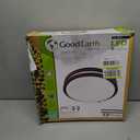Good Earth Lighting Gel Jordan 14 in. LED Flush Mount LT Bronze, Dimmable, 1700 Lumen, 3000K, 50,000 Hour Rated Lamp Life