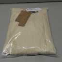 PJ PAUL JONES Mens T-Shirts Knit Tee Shirt Textured Crewneck Tee Short Sleeves T Shirt (Beige, XL)