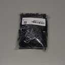 120 Pcs Christmas Light Clips Outside Gutter Hooks - Plastic Holiday Gutter Light Weatherproof Hooks for Halloween Christmas Roof Tree Hanging Outdoor Decoration String Lights (Black)