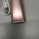 Bikini Trimmer for Women,Bikini Razor for Women Pubic Hair, 2 in 1 Wet & Dry Use Groomer,Painless Body Hair Trimmer for Face Legs Underarm Electric Shavers Razors Rechargable IPX7 Waterproof (Pink)