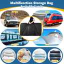 Bike Travel Bag,Heavy Duty 840D Transport Bicycle Storage Carry Bag with Strong Webbing,Portable Folding Cycling and Bicycle Bags Bike Suitcase Waterproof for Airplane Shipping