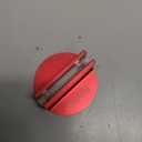 Car Aluminum Grooved Magnetic Jack Pad,Jack Pad Weld Frame Rail Adapter(red) with 0.4Slotted Groove,Use for Car SUV Truck Pickup Maintenance,Repair and Tire Replacement