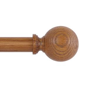 Wood Curtain Rod Elegant 76"
