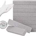 Herda 10 Pack Pumice Stone for Toilet Bowl Cleaning, Powerfully Pumice Stick for Cleaning Hard Water Rings, Calcium Buildup, Rust, Pumice Bar for Toilets, Bathtubs, Grills, Swimming Pools, Sinks