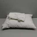 Toddler Pillow with Pillowcase - 13x18 My Little Dreamy Kids Travel Bed Pillows for Sleeping, Organic Cotton Small Pillowcase, Soft & Breathable, Machine Washable, Toddlers 2-5 Years Old (Soft White)