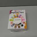 3 Pack Beginners Crochet Kit - Chocolate Brown, Grey, Caramel Yarn for Crocheting & Knitting, Easy-to-See Stitches, Chunky Thick Bulky Cotton Soft Yarn (3x50g)