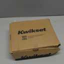 Kwikset Casey Interior Privacy Door Handle with Lock, Door Lever For Bathroom and Bedroom, Matte Black Reversible Keyless Turn Lock, with Microban Protection