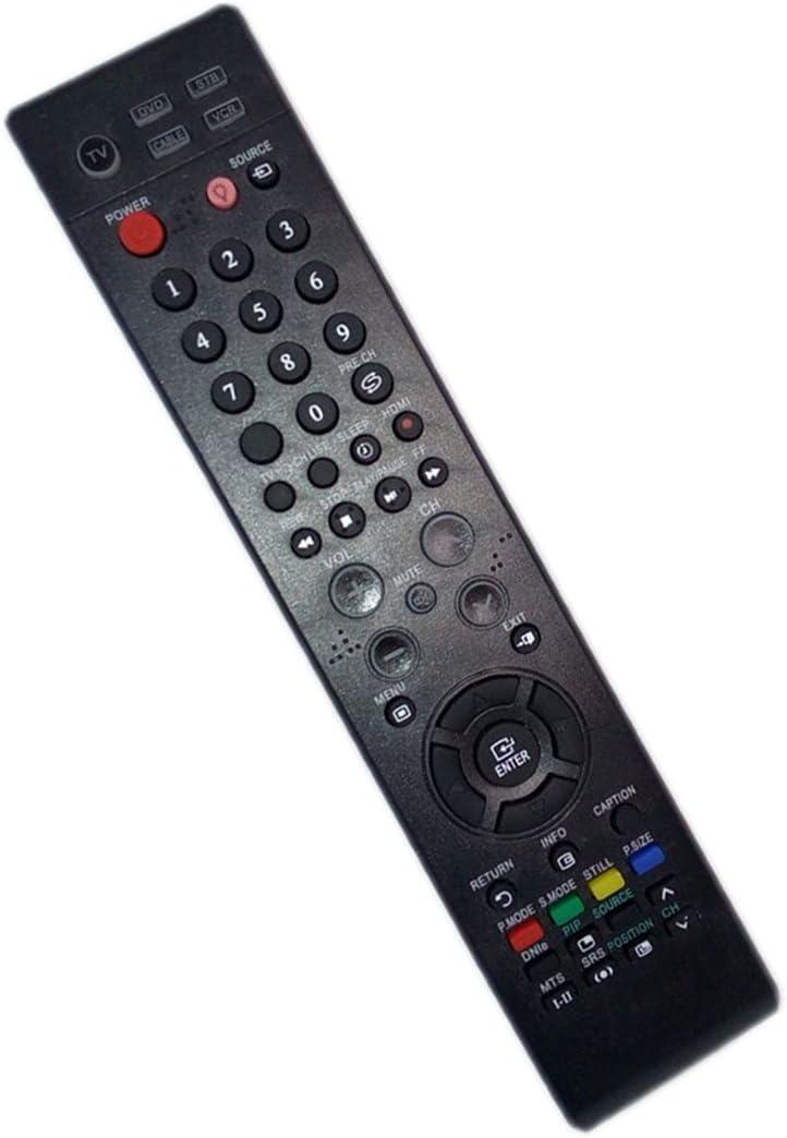 Replaced Remote Control Compatible for Samsung LNT3253HX/XAC BN59-00604A PL42C91HPX/STR LN40R71BD LNT4661FX LNT4042HX/XAA Plasma LCD LED HDTV TV