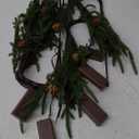 4 Pcs 31 Inch Lighted Faux Cedar Branches Christmas Norfolk Pine Branches Artificial Cedar Picks and Sprays LED Light Greenery Stems for Winter Christmas Vase Decor (Fresh Style)