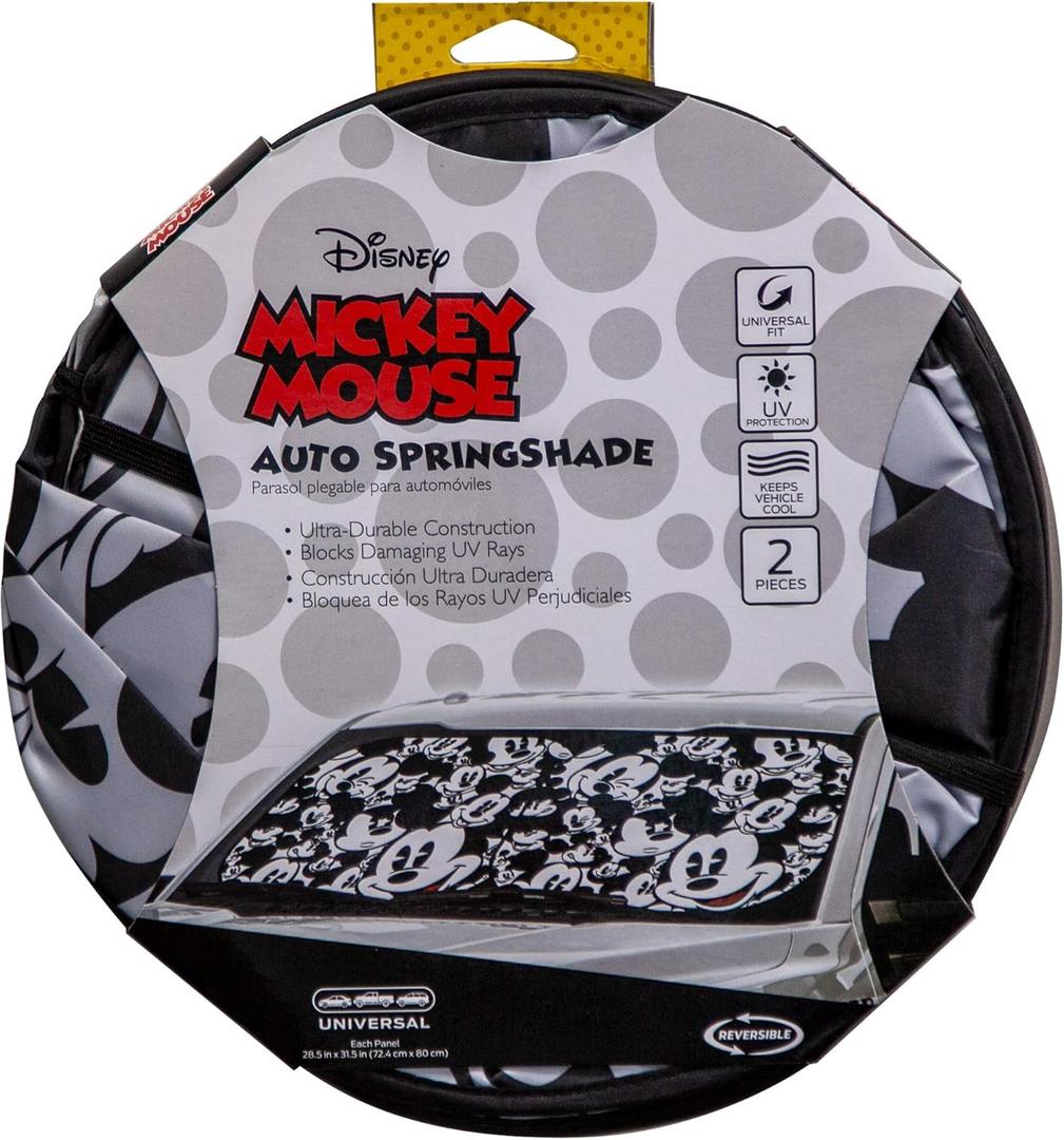 Plasticolor 003780R01 Disney Mickey Expressions Magic Spring Sunshade, 1 Piece