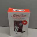Sunbeam XL Back Neck and Shoulder Heat Therapy 12 x 24 with Auto Shut Off 6 Settings Machine-Washable Comfortable Microplush Fabric - Burgundy
