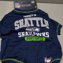 NFL Seattle Seahawks Dog T-shirt X-Large. - Licensed Shirt for Pets Team Colored with Team Logos- Premium Stretchable Materials for the comfort of your Dog & Cat