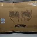 OEDRO Upgraded Floor Mats Fit for 2012-2018 Dodge Ram 1500/2500/3500 Crew Cab, 2019-2024 Dodge Ram 1500 Classic Crew Cab, TPE All-Weather, 1st and 2nd Row: Full Set Liners, Black