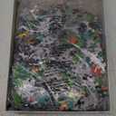 Bgraamiens -Coffee Cat- Modern Art Cartoon Whimsical Cat 1000 Pieces Puzzle for Adult