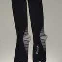 Physix Gear Compression Socks 20-30 mmHg - Men & Women - Running, Nurses, Shin Splints, Flight, Travel (Black/Grey) L/XL