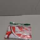 KUOAICY Swirl Candy Christmas Round Tablecloth White and Red Xmas Table Cover Washable Tablecloths for Kitchen Dining Party Home Decor 60 inch