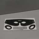 Red Light Therapy for Eyes, 630nm & 850nm Infrared Eye Pods for Eye Bags, Dark Circles, and Wrinkles, Red Light Therapy Glasses with Light-Blocking Eye Mask to Reduce Puffiness and Fine Lines Black
