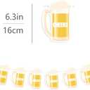 Pre-Strung - Beer Banner, Happy Beer Birthday Decorations For Men, Funny Beer Party Decor Sign, Wedding Anniversary Bachelor Party Decorations