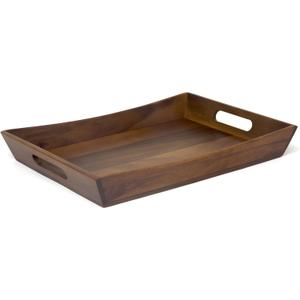 Lipper International Acacia Curved Serving Tray