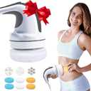 Snailax Cellulite Massager, Body Sculpting Machine with 3 massage heads & 6 Skin-Friendly Washable Pads, Electric Handheld Body Massager with Adjustable Speeds for Abdomen, Legs, arms, Gifts for women