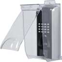 Clear Gate Outdoor Keypad Cover,Flip Access Control Rain CoverDoorbell rain cover Compatible for most Doorbell/Lock Keypad/Attendance Machine/Door Keypad