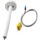 Temperature Sensor 0?~1300? Versatile Connector White K-Type Thermocouple Useful High Quality Ceramic Kiln Furnace Probe Muffle Furnace Oven