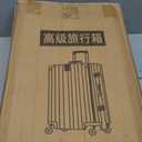 Lightweight Suitecase With Carry-on Bag, With Spinner Wheels, Expandable Luggage, Equipped With Anti-pick Combination Lock (Color : 22, Size : Black)